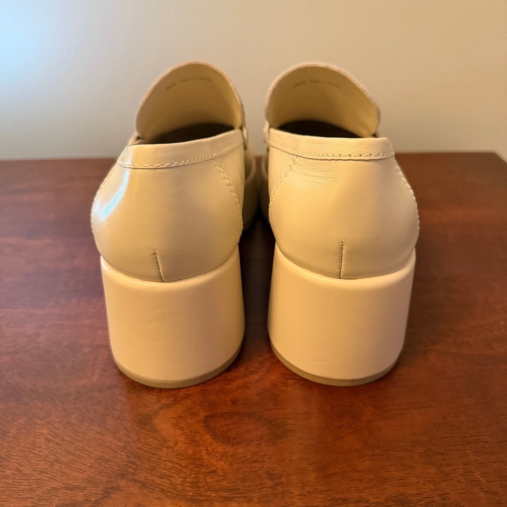 Dolce Vita Yanni Platform Loafer Cream Size 9 - Picture 4 of 5
